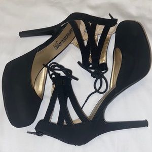 Black high heels